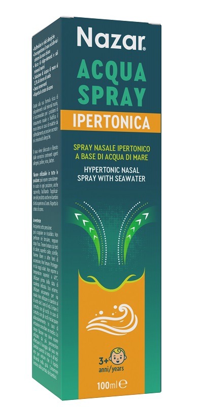 NAZAR ACQUA SPRAY IPERTONICA 100 ML - Gruppofarmastore.it