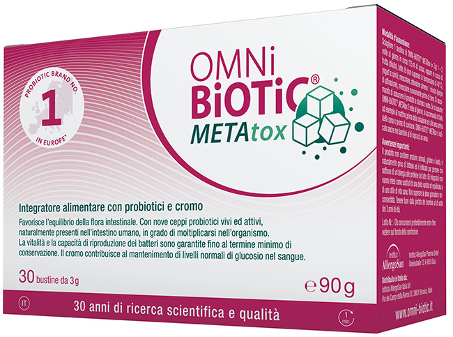 OMNI BIOTIC METATOX 30 BUSTINE 3 G SENZA GLUTINE SENZA LATTOSIO - Gruppofarmastore.it