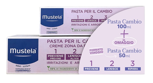 MUSTELA BIPACK PASTA CAMBIO 100 ML + 50 ML - Gruppofarmastore.it