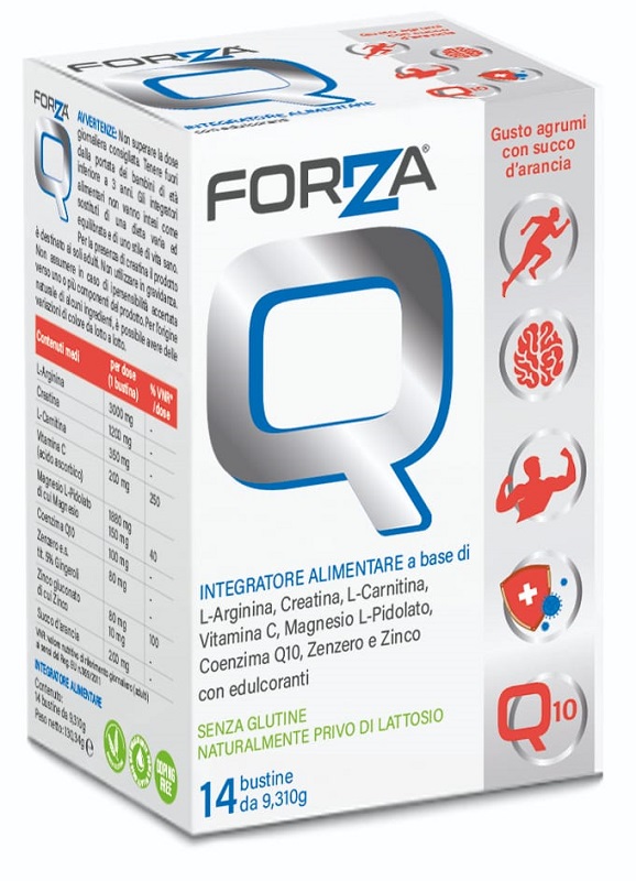 FORZA Q 14 BUSTINE CON EDULCORANTI SENZA GLUTINE NATURALMENTE PRIVO DI LATTOSIO - Gruppofarmastore.it