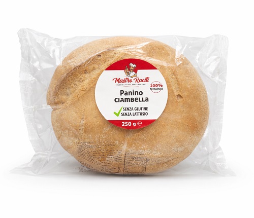 MASTRO RACITI PANINO CIAMBELLA 250 G SENZA GLUTINE SENZA LATTOSIO - Gruppofarmastore.it