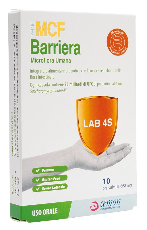 MCF BARRIERA 10 CAPSULE SENZA GLUTINE E LATTOSIO - Gruppofarmastore.it