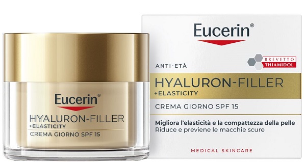 EUCERIN HYALURON FILLER+ ELASTICITY CREMA GIORNO SPF15 50 ML - Gruppofarmastore.it