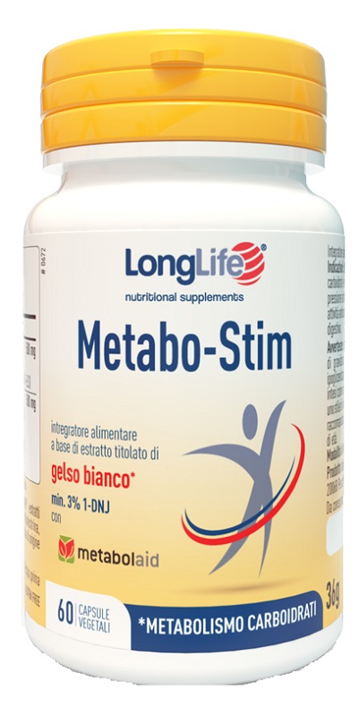 LONGLIFE METABO STIM 60 CAPSULE VEGETALI SENZA GLUTINE - Gruppofarmastore.it