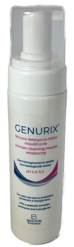 GENURIX MOUSSE DETERGENTE INTIMA 200 ML - Gruppofarmastore.it