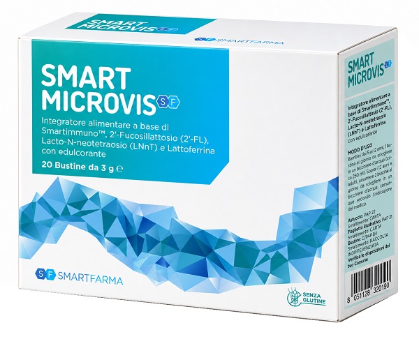 SMART MICROVIS SMARTFARMA 20 BUSTINE DA 3 G CON EDULCORANTE - Gruppofarmastore.it