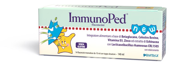 IMMUNOPED FLACONCINI 14 FLACONCINI MONODOSE DA 10 ML CON EDULCORANTE SENZA GLUTINE - Gruppofarmastore.it